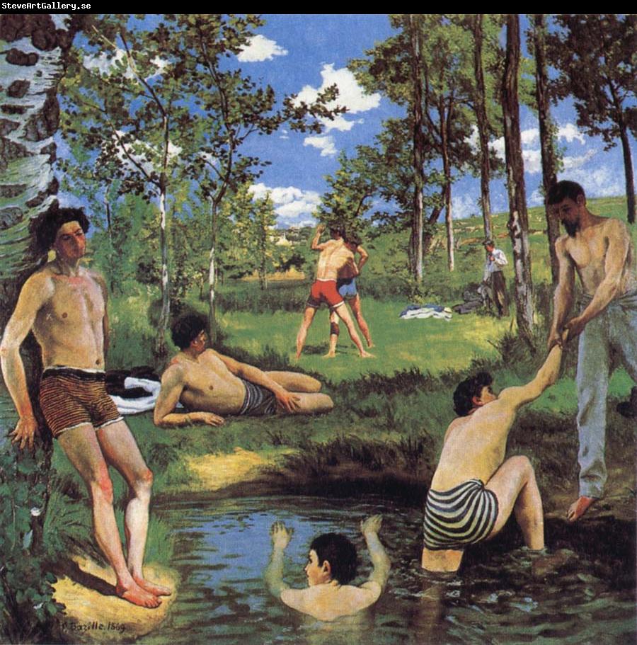 Frederic Bazille Bathers